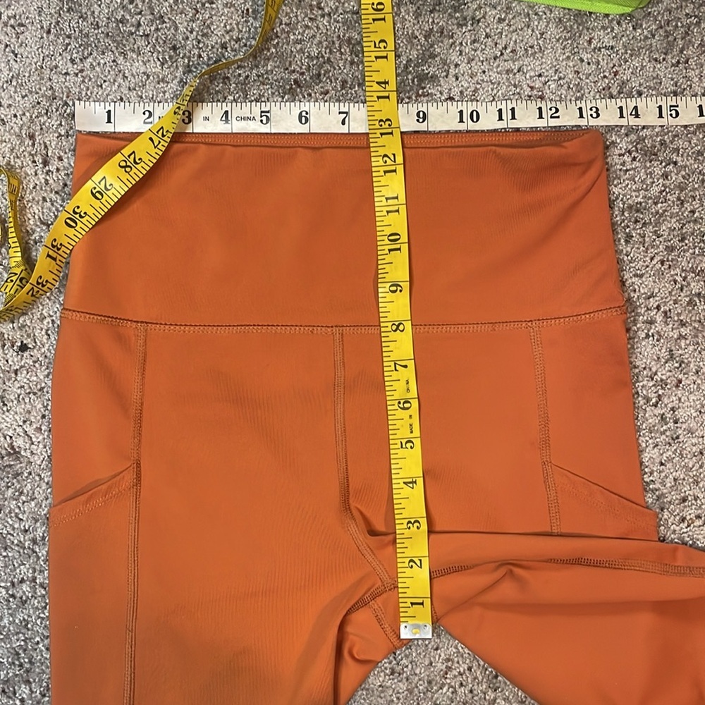 American Eagle Orange The Everything Pocket Legging Size Medium - Picture 7 of 8